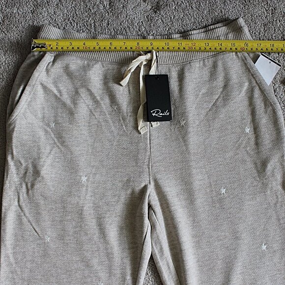 New w/Tags - Rails Kingston Sweatpants, Embroidered Stars Celestial - XL - Picture 5 of 11